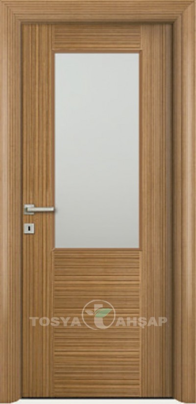 Wooden coated doors